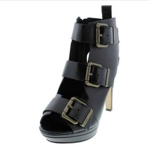 Diesel Riley 5” platform heels black women's size 38- 8 shoes